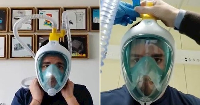 VIDEO Talijanski inženjeri pomoću 3D printera pretvaraju maske za ronjenje u respiratore