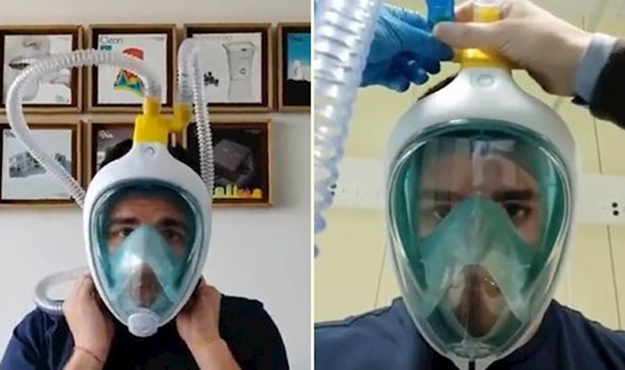 VIDEO Talijanski inženjeri pomoću 3D printera pretvaraju maske za ronjenje u respiratore