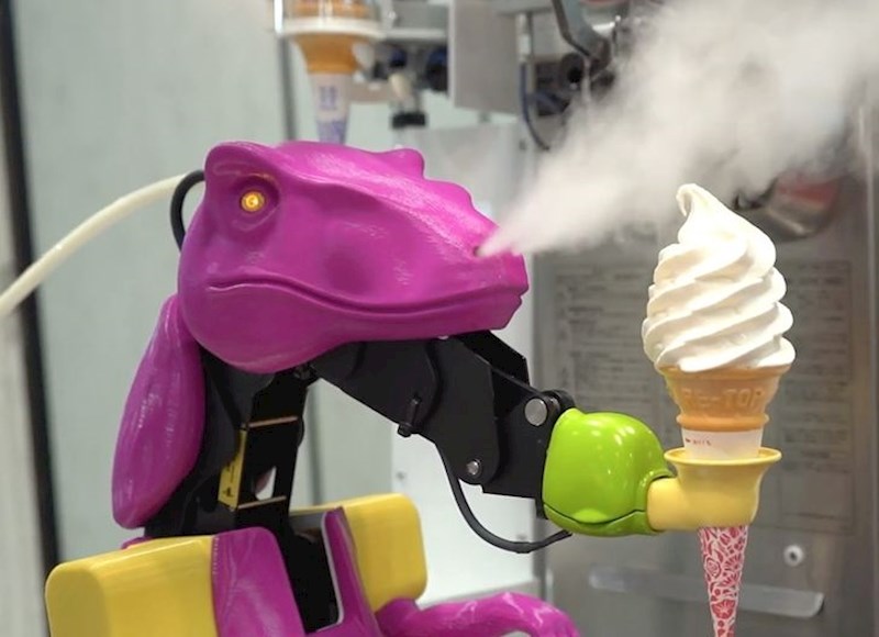 5. Koji cool način za preuzeti sladoled!😁