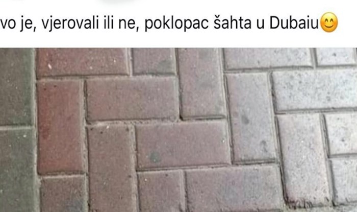 Netko je u popularnoj FB grupi pokazao poklopac šahta u Dubaiju, odmah ćete skužiti zašto je hit