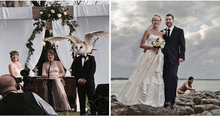 Urnebesne fotke s vjenčanja koje je netko pokvario upadom u kadar