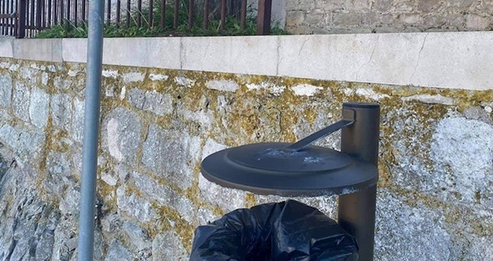 Ovo je pravi luksuz, pogledajte kakvu kantu za smeće imaju Hvarani