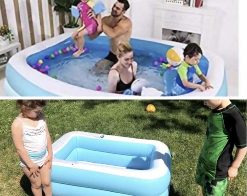 8. Bazen za djecu koji sam naručio VS. bazen koji nam je stigao...