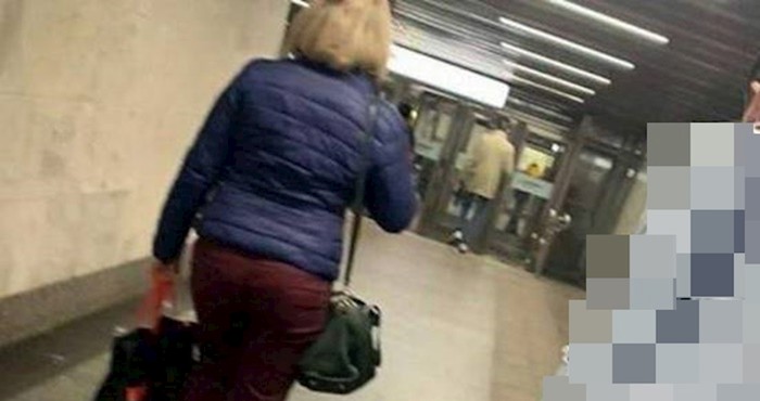 Netko je snimio prolaznika koji ima zanimljive prioritete po pitanju zaštite od korone