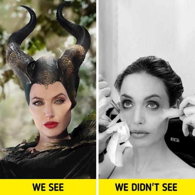 3. Angelina Jolie na snimanju filma Maleficient
