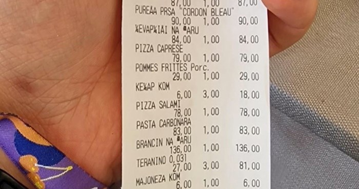 Netko je podijelio fotku računa iz restorana u Umagu, cijena Coca Cole će vas preneraziti