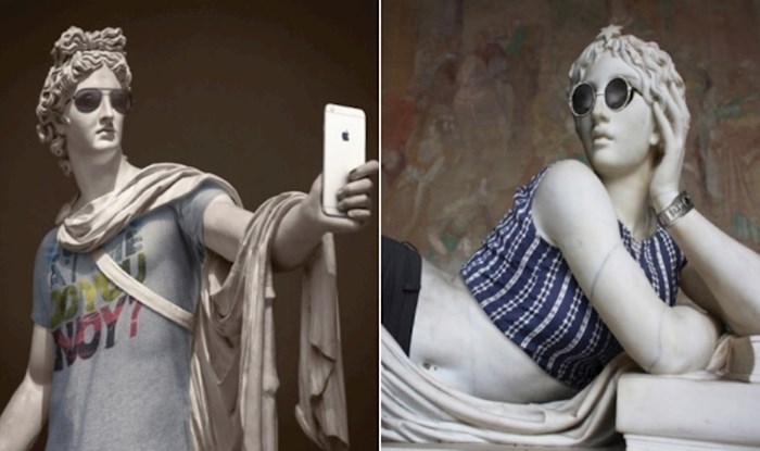 Umjetnik modernizira klasične skulpture i oblači ih u hipstersku odjeću