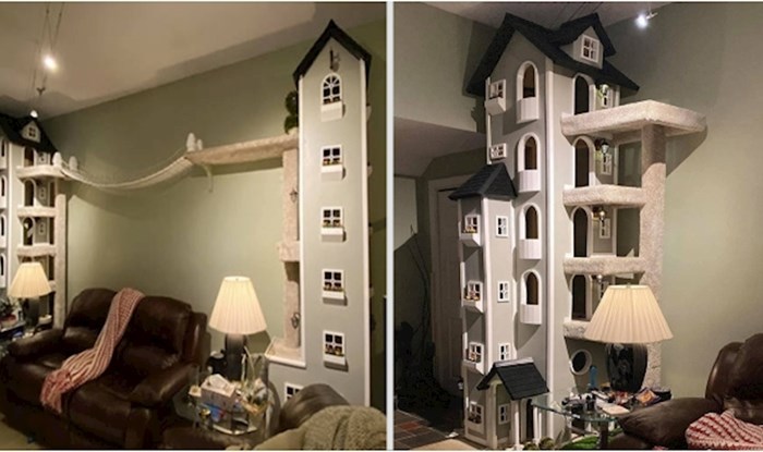 Čovjek izrađuje genijalne dvorce za mačke, cijeli internet je poludio za njima