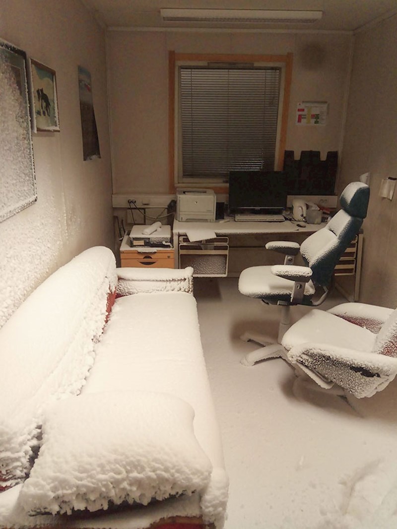 6. Živi u Norveškoj i zaboravio je zatvoriti prozor u kućnom uredu po noći