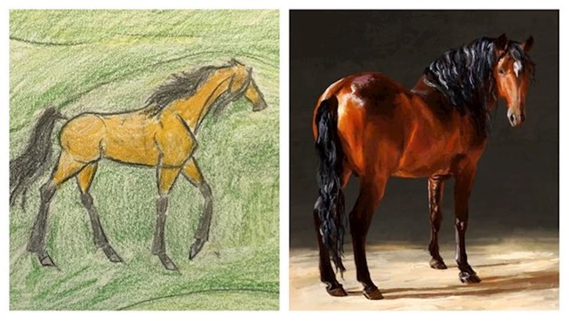 Napredak u crtanju konja