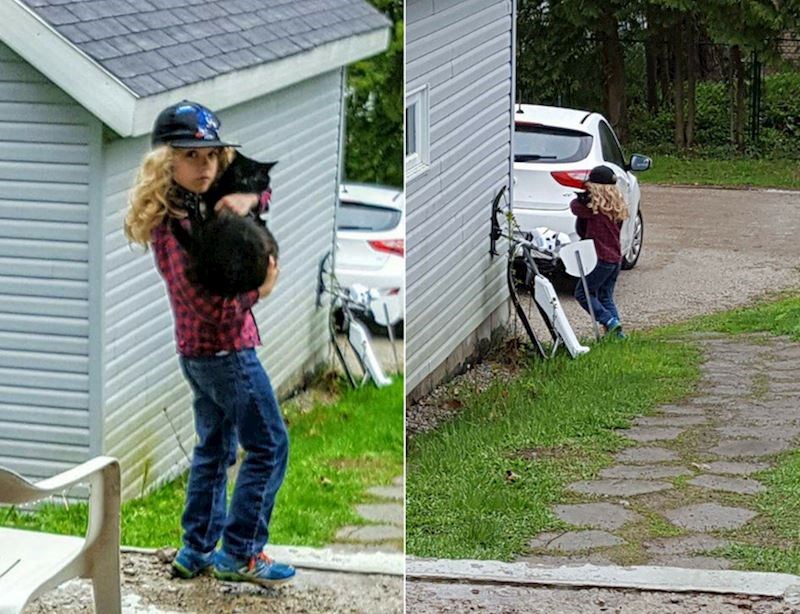 14. Rekao je da odlazi od kuće. Roditelji su mu rekli da se vrati ako bilo što treba. Vratio se po mačku.