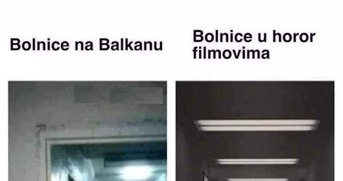 Fora uspoređuje bolnice na Balkanu i u horor filmovima, istovremeno je smiješna i tragična
