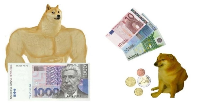 Ekipa se na društvenim mrežama masovno sprda s uvođenjem eura, izabrali smo najbolje fore