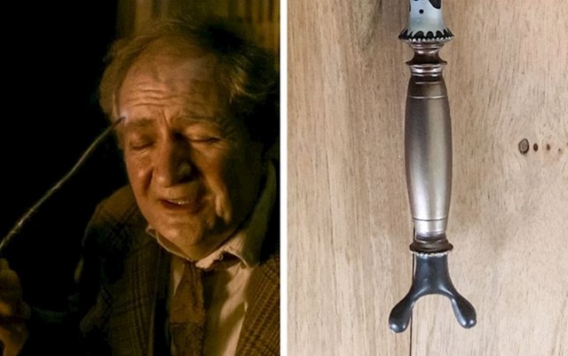 15. Kraj drške štapića profesora Slughorna je u obliku rogova puža, što odgovara njegovom imenu.