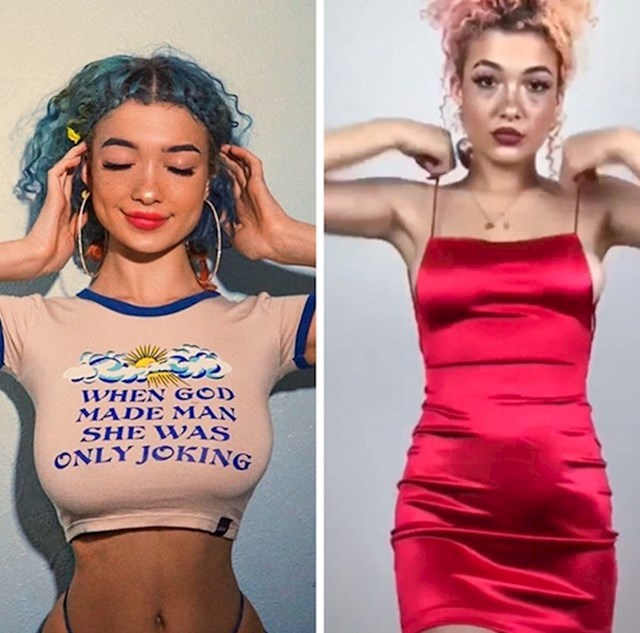 12. Lijevo je fotka, s Instagrama a desno njezin videozapis.