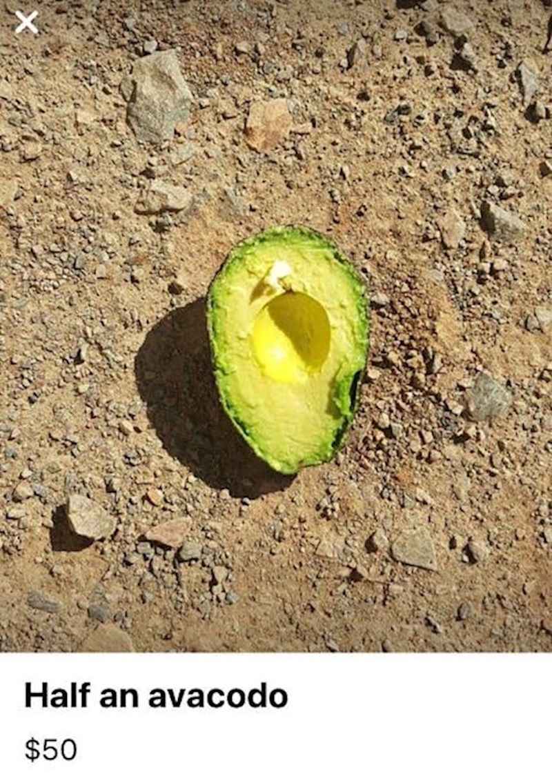 10. Polovica avokada