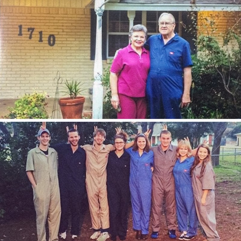 15. "Djed moje žene neki dan je preminuo. Nosio je radničke kombinezone cijeli život, svaki dan. Pronašli smo ih u ormaru i svi se odjenuli u njih!"