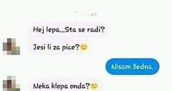 Djevojka je na brutalan način tipu dala do znanja da kod nje nema šanse