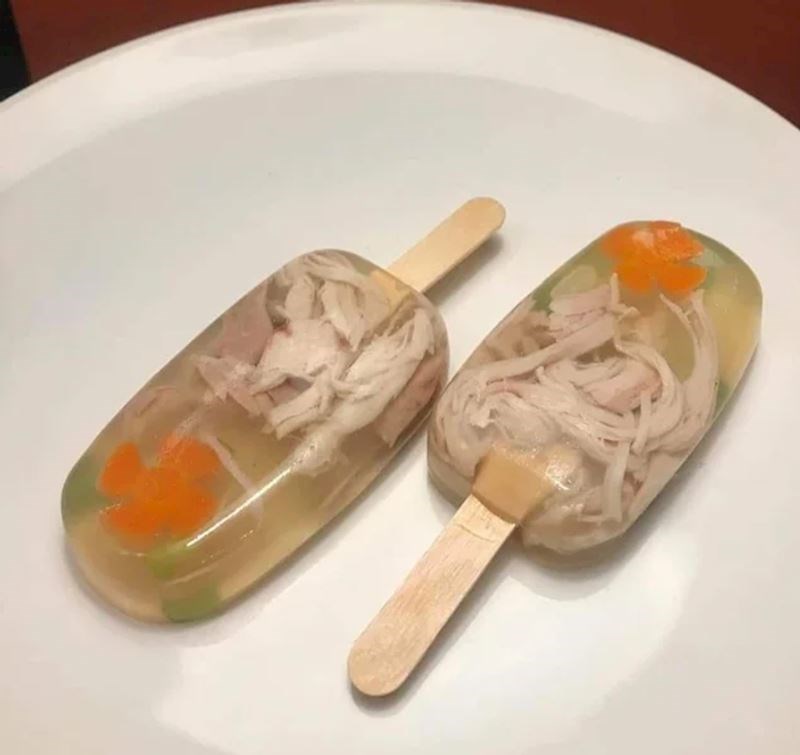 13. Sladoled od pileće juhe