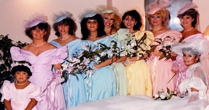 Urnebesne vintage fotke s vjenčanja koje pokazuju koliko se moda drastično promijenila