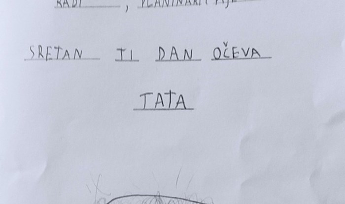 Ponosni tata na Redditu je podijelio čestitku koju mu je sin poklonio za Dan očeva, hit je