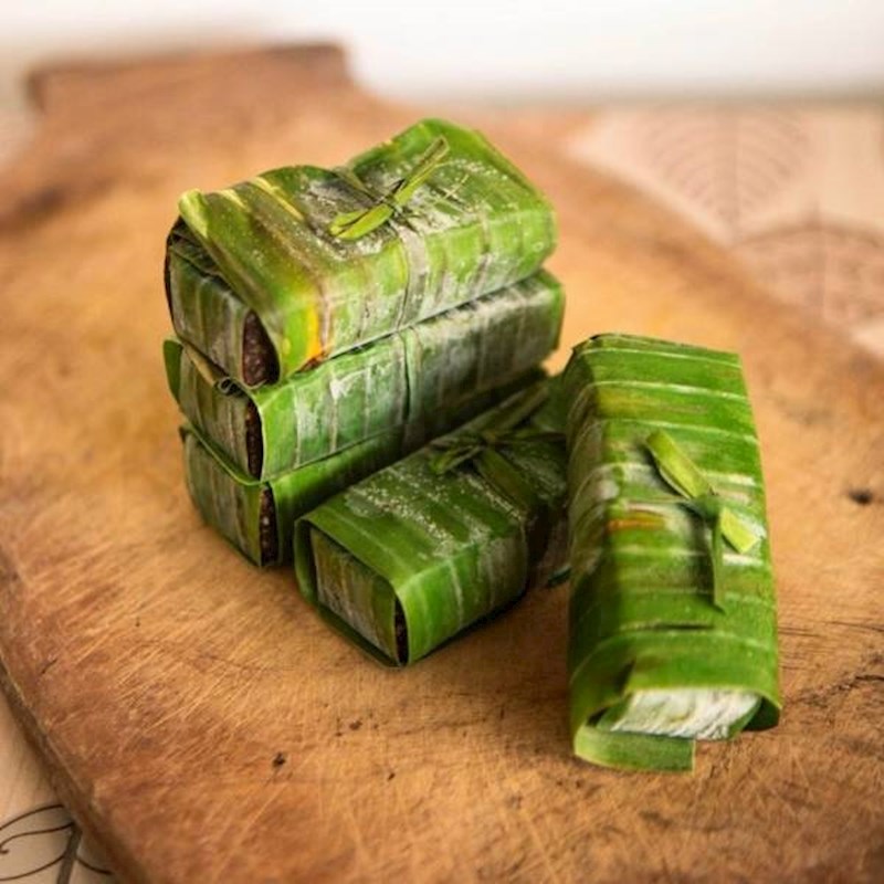 4. Kolačići pospremljeni u listove banane