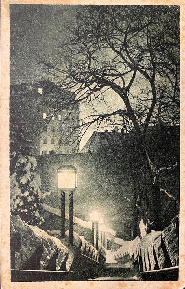 16. Zakmardijeve stube na bijeli Božić, 1920-te