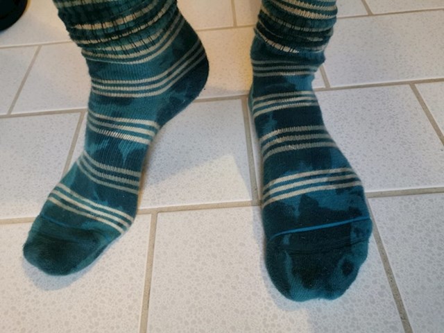 10. Čarape koje djeluju mokro i znojno.