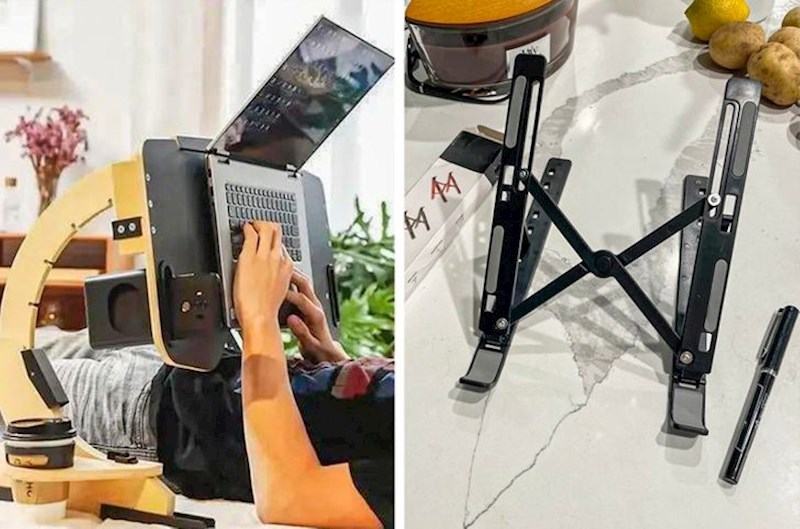 9. Stalak za laptop koji je naručio i onaj koji mu je stigao