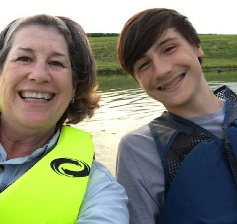 13. "Baka i ja nakon što se 6 godina nismo vidjeli."