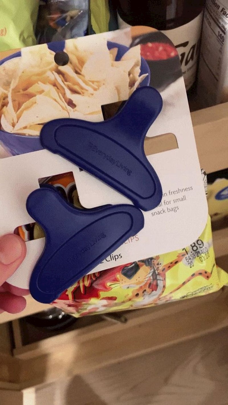 "Napokon je počela koristiti platične zatvarače vrećica."