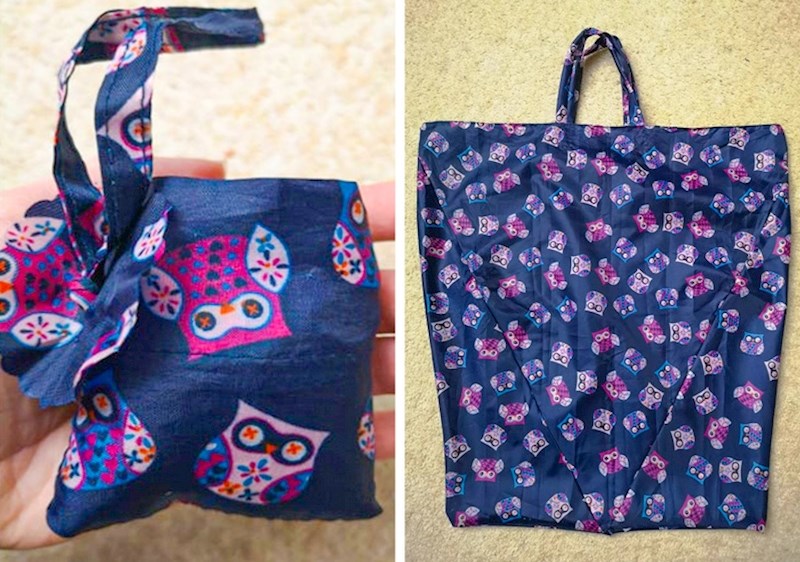 13. Netko je pretvorio stari kišobran u slatku torbicu za kupnju.