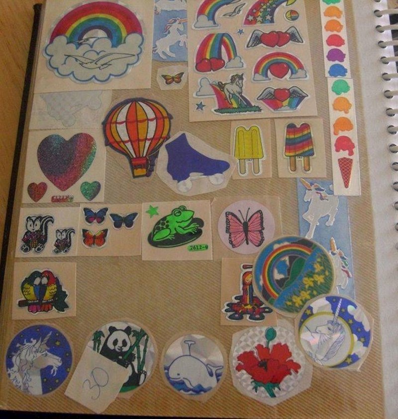 6. Većina klinaca imala je ovakve albume s naljepnicama