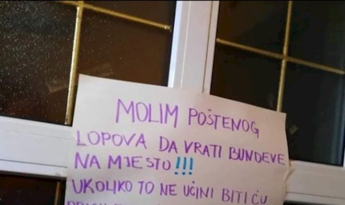 Ženi je netko ukrao bundeve, pa je u hodniku zgrade ostavila urnebesno upozorenje i nasmijala tisuće