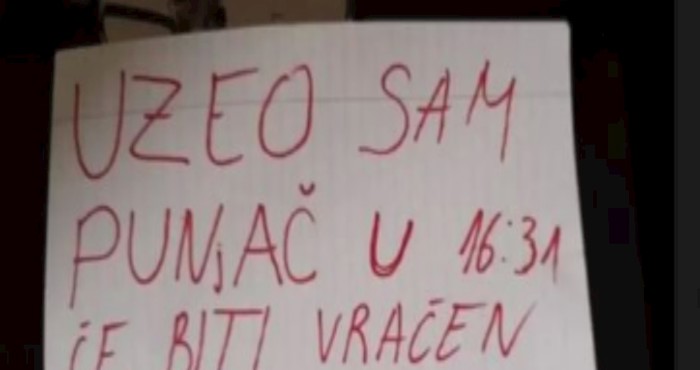 Cimer mu je uzeo punjač i ostavio urnebesnu poruku, ovo će vam ostaviti upitnike nad glavom