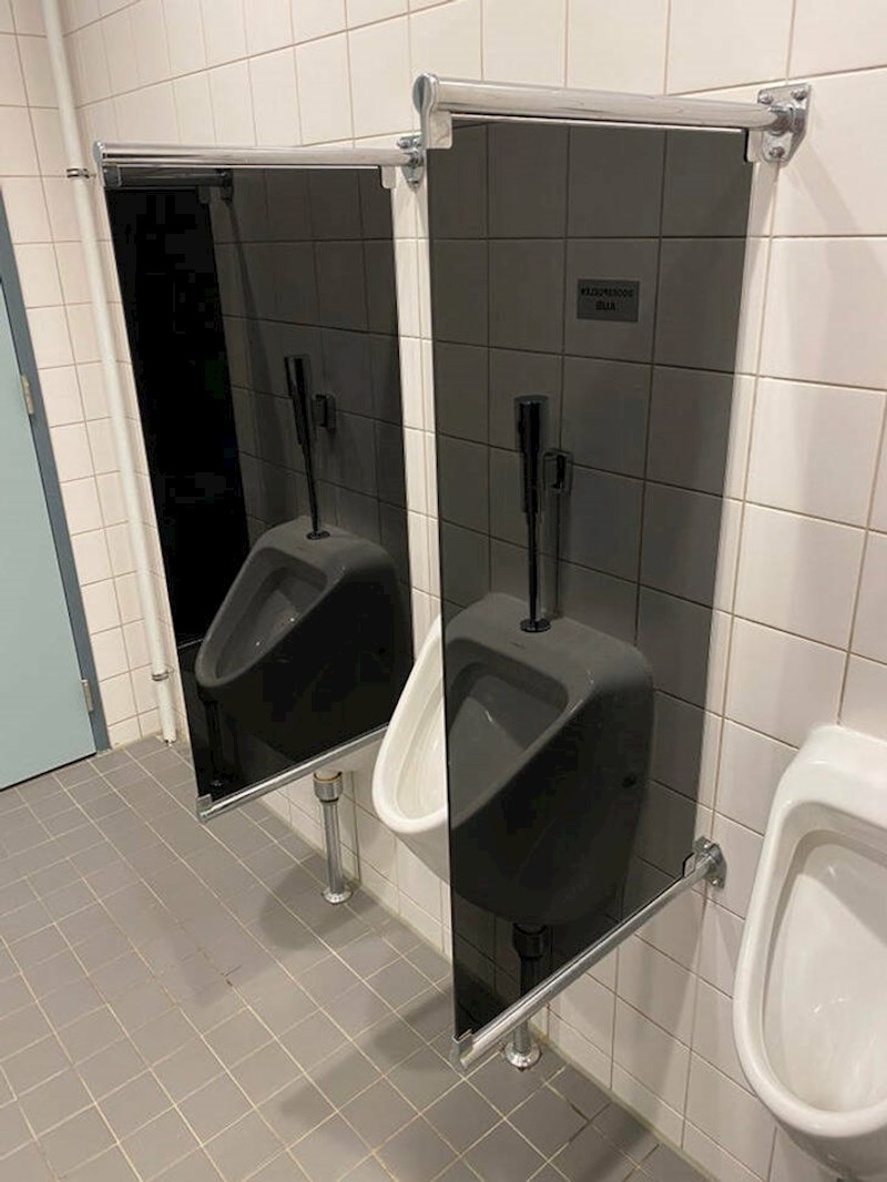 17. Pregrade izgledaju prozirno, ali zapravo je to samo refleksija