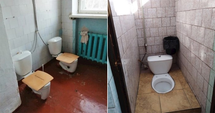 Društvenim mrežama šire se fotke koje pokazuju stanje školskih zahoda u Rusiji, zgrozit će vas