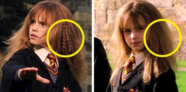 7. Hermioneina kosa se potpuno promijeni u samo nekoliko trenutaka.