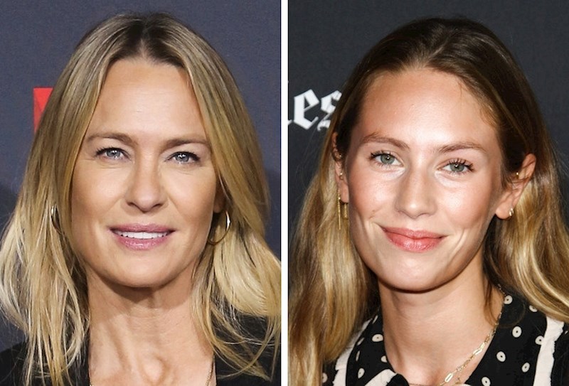 14. Robin Wright iz serije Kuća od karata i njezina kćer Dylan Penn