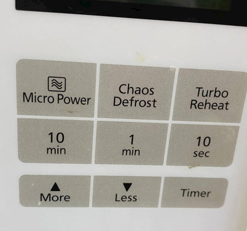 10. "Imena programa moje mikrovalne zvuče kao imena propalih superjunaka."