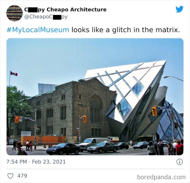 7. Lokalni muzej izgleda kao pogreška u Matriksu