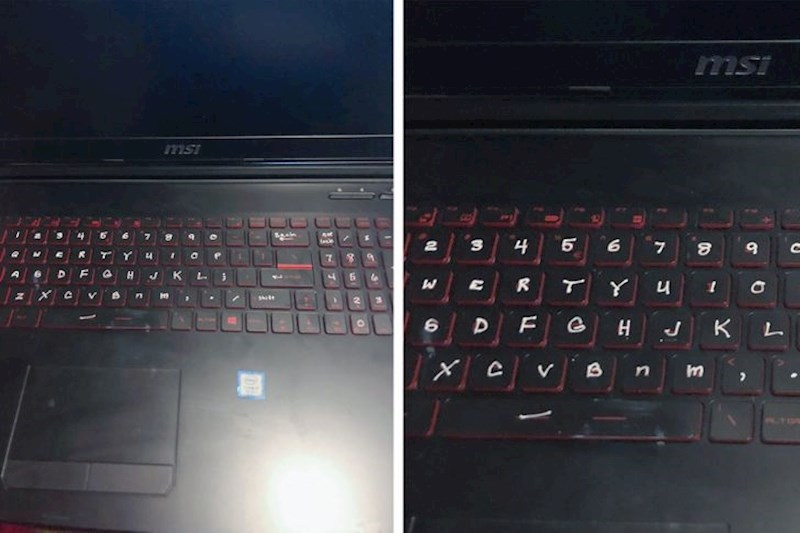 4. Moj tata slučajno je ugasio svjetlo na tipkovnici. Evo kako je rješio problem...