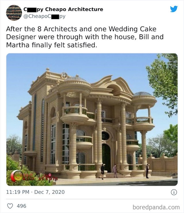 6. Kuća koja više nalikuje na tortu za vjenčanje