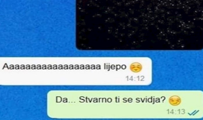 Poslao joj je nešto što izgleda kao zvjezdano nebo, plakat ćete od smijeha kad vidite što je zapravo