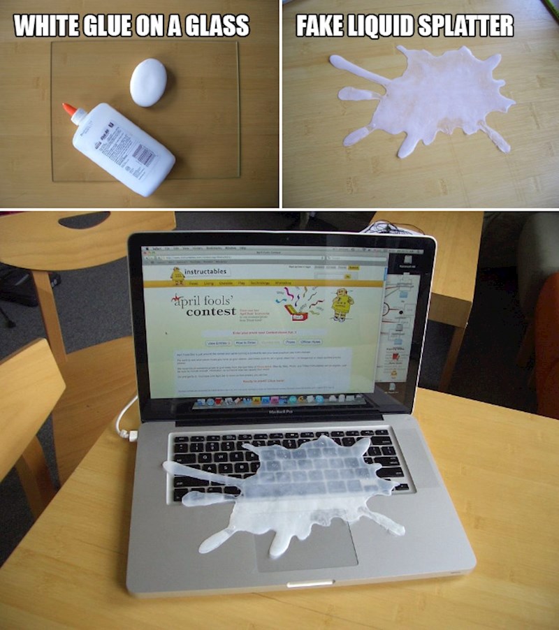 8. Šokirajte ljude koji ne mogu živjeti bez svojeg laptopa.