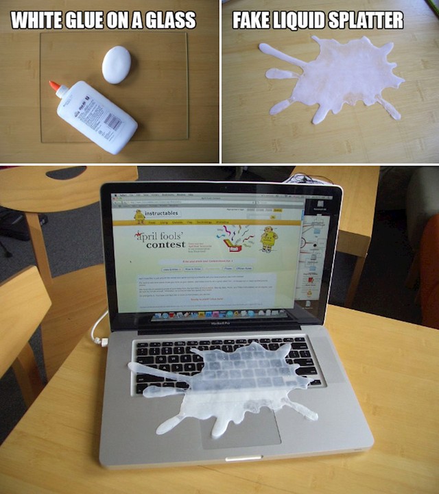8. Šokirajte ljude koji ne mogu živjeti bez svojeg laptopa.