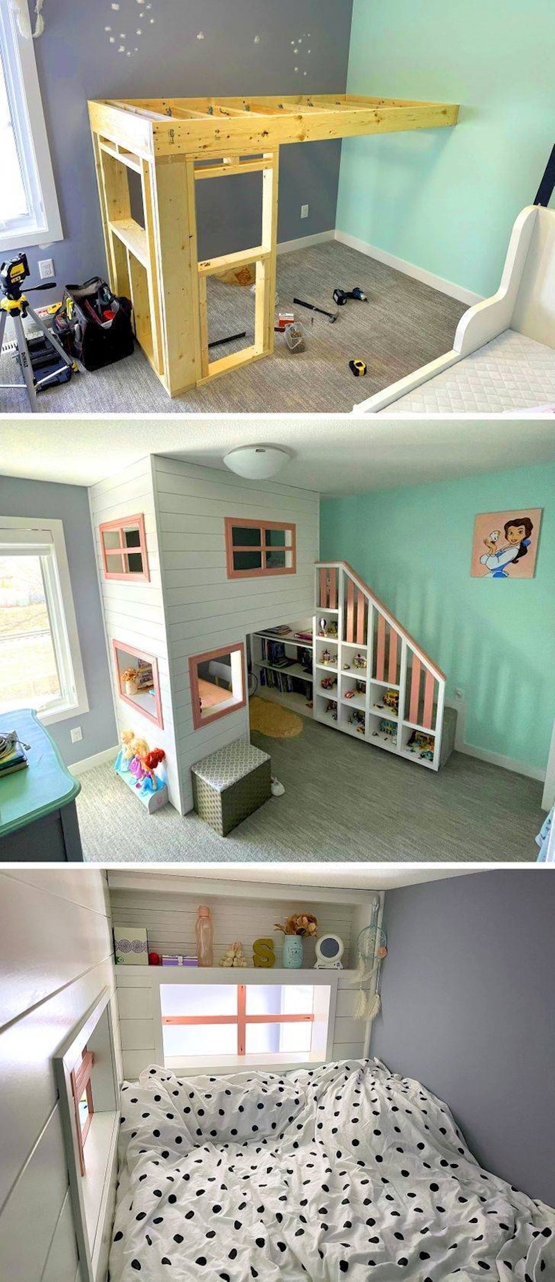 9. Izradio je svojoj kćerki krevet na kat