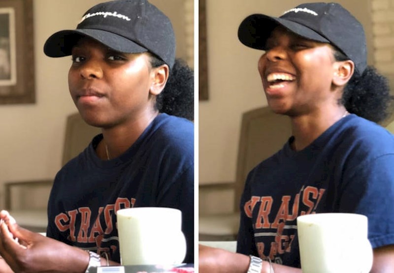 12. Prije i nakon što joj je dečko rekao da je najljepša na svijetu