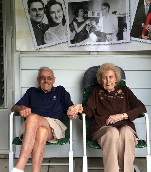 12. "Moji baka i djed nakon skoro 70 godina braka!"