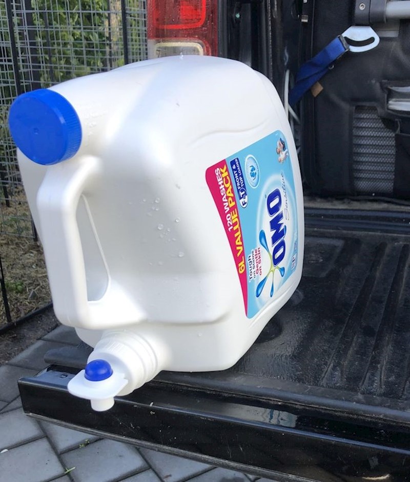 7. Super rješenje za oprati ruke na putu